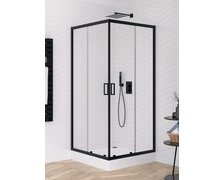 New Trendy SUVIA BLACK štvorcový sprchový kút 90 x 90 x 201 cm ZS-0012