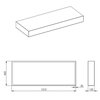 Elita Elitstone mramorová konzola 121 x 46 cm RE101200016010