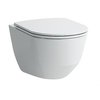 LAUFEN PRO A WC misa závesná Rimless 53 x 36 cm biela + sedátko slim Soft Close 820966000001+898966000001