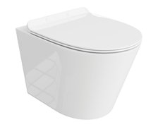 Home Oviedo WC misa závesná RimFree 51 x 33,5 cm so sedátkom Slim CE-MW-003-11-51