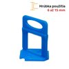 LEVELYS nivelačné spony 3 mm - 100 ks (SP1103)
