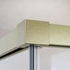 Radaway IDEA BRUSHED GOLD KDD obdĺžnikový sprchový kút 110 x 90 x 205 cm 387063-99-01L+387060-99-01R
