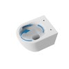 Besco CeraBe LAAX WHITE WC misa závesná Rimless 49,5 x 36,5 x 33 cm so sedátkom #ZLA-B-DLB