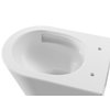 Besco CeraBe LAAX WHITE WC misa závesná Rimless 49,5 x 36,5 x 33 cm so sedátkom #ZLA-B-DLB