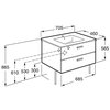 Kúpeľňová skrinka VICTORIA BASIC UNIK set s umývadlom  70 x 45 cm