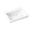 Brecoro Square Solid Surface umývadlo zápustné, biela SQU005