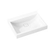 Brecoro Square Solid Surface voľne stojaca vaňa, biela SQW006