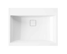 Brecoro Square Solid Surface umývadlo zápustné, biela SQU005