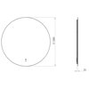 ROUND zrkadlo s LED osvetlením 120 cm 168513