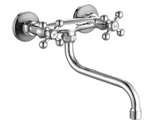 Kuchinox STILO drezová nástenná vodovodná batéria, chróm BKI_080D