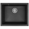 Laveo IBIZA granitový drez 56 x 46 cm, čierny SBI_710U