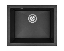 Laveo IBIZA granitový drez 56 x 46 cm, čierny SBI_710U