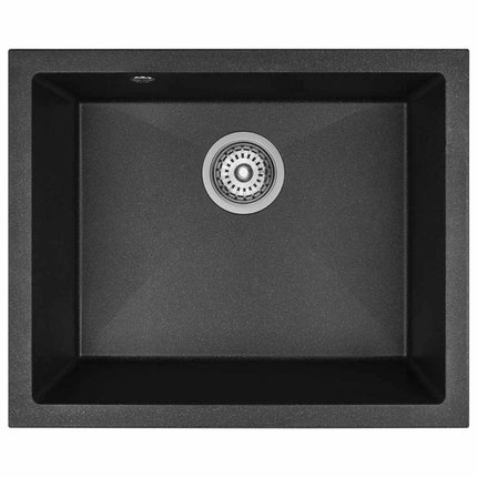 Laveo IBIZA granitový drez 56 x 46 cm, čierny SBI_710U