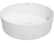 Deante ROUND keramické umývadlo na dosku 40 cm, biela manté CGR_AU4S