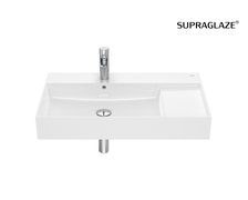 Roca INSPIRA FINECERAMIC® nástenné umývadlo 80 x 49 cm, biela SUPRAGLAZE® A32752BS00