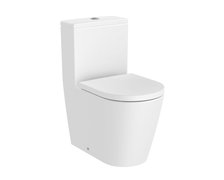 Roca INSPIRA ROUND WC kombi 37,5 x 60 cm RimFree, A342529620+A341520620