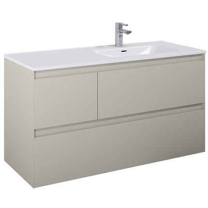 Elita SPLIT skrinka pod umývadlo 120 cm 3S, fume matt 169026