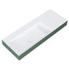 Elita Level ľavé nástenná umývadlo Solid Surface 120,5x45,5 cm White Matt/Forest Green Matt RE041461236200