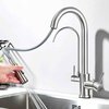 Rea ECO FRESH kuchynská vodovodná batéria, brúsená oceľ REA-B7563