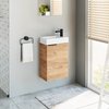 Kúpeľňová skrinka Fika set s umývadlom 40 cm 003-SU40-05+TR41355