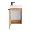 Kúpeľňová skrinka Fika set s umývadlom 40 cm 003-SU40-05+TR41355