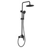 Kuchinox NORTES sprchový set s batériou, čierny PQR_70OB