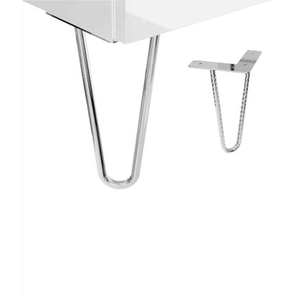 Home OTTIMA – nábytkové nožičky 20 cm 2 ks, chróm AQ.401-190001