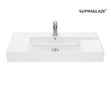 Roca INSPIRA FINECERAMIC® nástenné umývadlo 100 x 49 cm, biele SUPRAGLAZE® A32752AS00