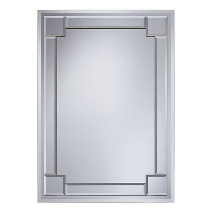 Zrkadlo KOMBI silver 65x95 cm