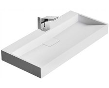 Rea GOYA umývadlo z liateho mramoru na dosku 100 x 46 cm U8903