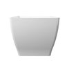 Brecoro Square Solid Surface voľne stojaca vaňa, biela SQW006