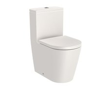 Roca INSPIRA ROUND WC kombi 37,5 x 60 cm RimFree, A342529650+A341520650