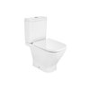 Roca Gap Square WC kombi, splachovanie 3/4,5l, prívod vody zo spodu, biela A342479000/A341470000