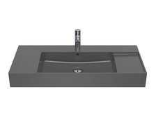 Roca INSPIRA FINECERAMIC® nástenné umývadlo 100 x 49 cm, onyx A32752A640