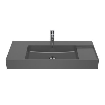 Roca INSPIRA FINECERAMIC® nástenné umývadlo 100 x 49 cm, onyx A32752A640