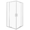 Novoterm Dunaj 2-D sprchový kút 80 x 80 x 190  cm, sklo číre