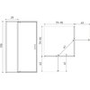 Novoterm Dunaj 2-D sprchový kút 80 x 80 x 190  cm, sklo číre