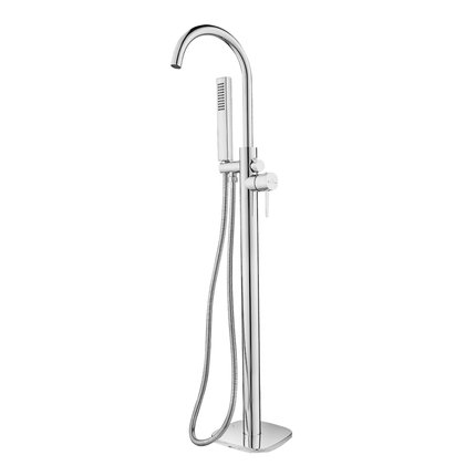 Laveo POLA vaňová vodovodná voľne stojaca batéria so sprchovým setom BAP_011S