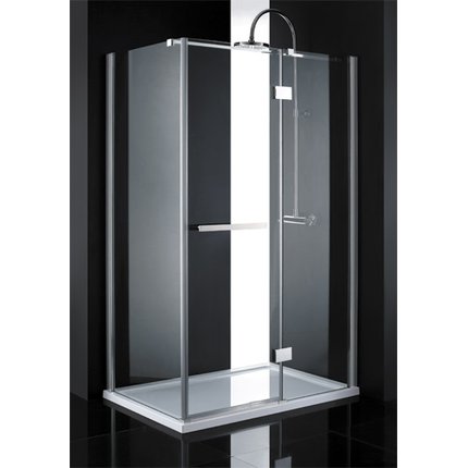 Aquatek CRYSTAL R23 obdĺžnikový sprchový kút 120 x 80 x 200 cm, sklo číre