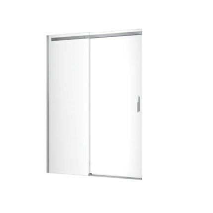 Excellent ROLS sprchové dvere 140 x 200 cm, profil chróm, sklo číre