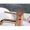 Rea SAMI BRUSH ROSE GOLD keramické umývadlo na dosku 36 cm U3303