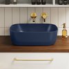 ​Elita Reni umývadlo na dosku 45,5x32,5 cm, navy blue mat, keramické, RE040460037030