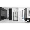 Rea SPACE IN BLACK sprchový kút  80 x 100 x 195 cm, profil čierny K8882