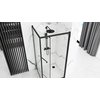 Rea SPACE IN BLACK sprchový kút  80 x 100 x 195 cm, profil čierny K8882