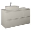 Elita SPLIT skrinka pod umývadlo 120 cm 3S, fume matt 169023