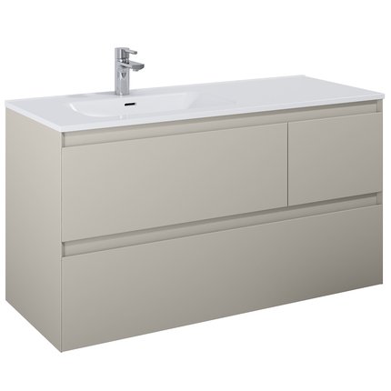 Elita SPLIT skrinka pod umývadlo 120 cm 3S, fume matt 169023