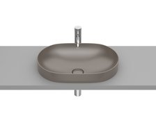 Roca INSPIRA Round FINECERAMIC ® zápustné umývadlo 55 x 37 cm, café A327527660