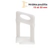 LEVELYS nivelačné spony 1 mm XL - 100 ks (SP1111)