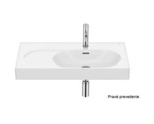 Roca MERIDIAN Fineceramic® nástenné/nábytkové umývadlo 80 x 46 cm, pravé A327744000