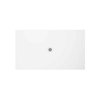 Brecoro Podium Solid Surface štvorcová sprchová vanička 80 x 80 cm, biela POB007